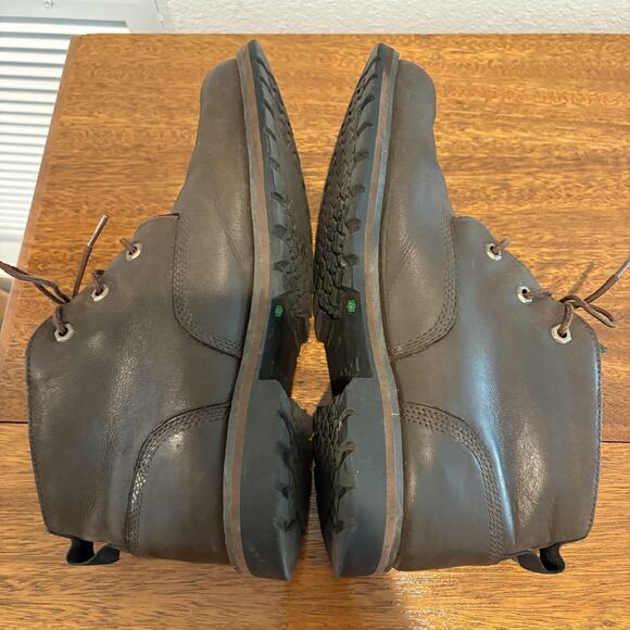 Timberland Boots Mens Size 10.5 Brown Leather Chukka Ortholite Gripstick READ - Picture 9 of 12